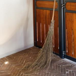 Vassoura bambu