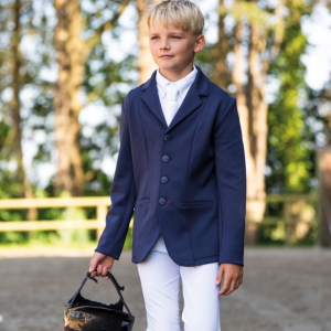 Casaco criança de concurso azul