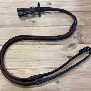 Rédea couro perforado