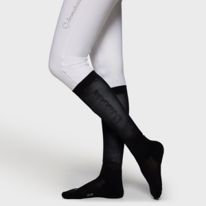 Meias balzane glitter