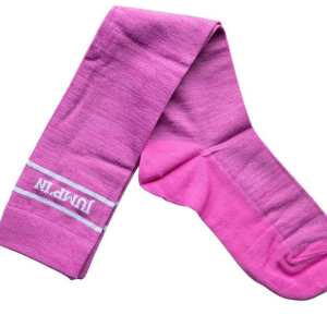 Meias de equitação lurex rosa