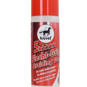 Gel leovet para entrançar crinas