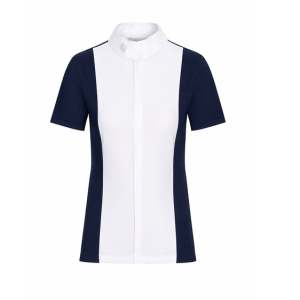 Women`s polo manga curta navy