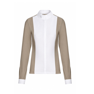 Women`s polo manga comprida sandalwood