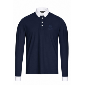 Men`s polo manga comprida navy